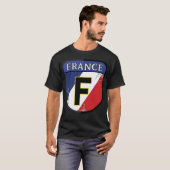 France French Shield T-shirt (Voorkant volledig)