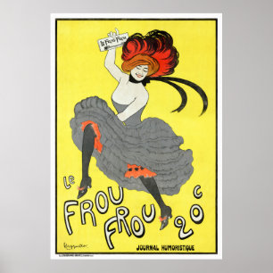 France Frou Adverteren Poster teruggezet