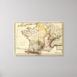 France fysique canvas afdruk