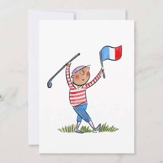 France Golf Kaart (Voorkant)