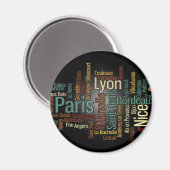 FRANCE Magnet Magneet (Voorkant / Achterkant)