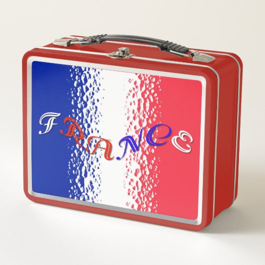 France Metal Lunch Box (Voorkant)