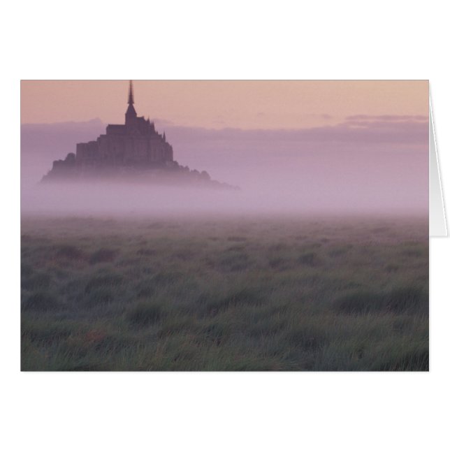 FRANCE, Normandie Mont St Michel. Morning Mist (Devant horizontal)
