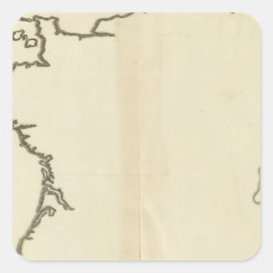 France Outine Vierkante Sticker