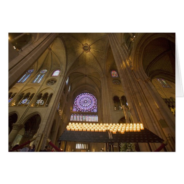 France, Paris. Intérieur de la cathédrale Notre-Da (Devant horizontal)