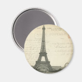 France - Paris - Magnet Tour Eiffel (Recto/Verso)
