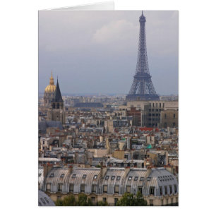 France, Paris, paysage urbain avec Tour Eiffel