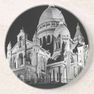 France Paris Sacre Coeur Basilica 1970 Zandsteen Onderzetter