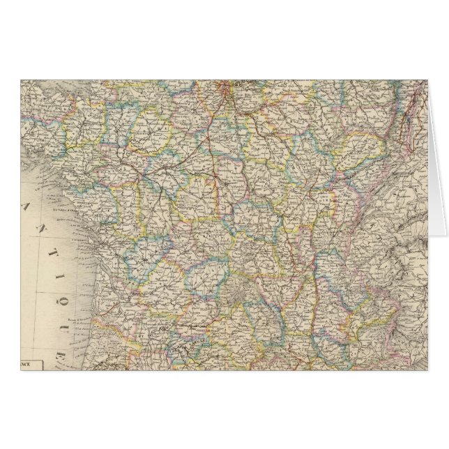 France physique, politique (Devant horizontal)