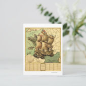 France Représentée comme une carte panoramique de  (Debout devant)