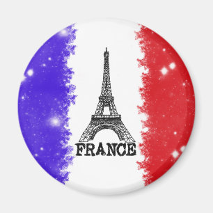 France Round Magnet Magneet