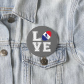 France Rugby Ronde Button 7,6 Cm (In situ)