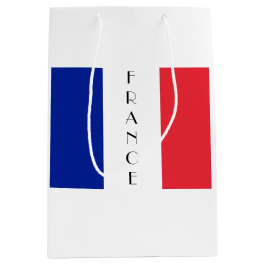 France, Sac Cadeau Drapeau Français (Devant)