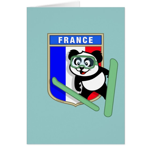 France Ski-springing Panda (Voorkant)