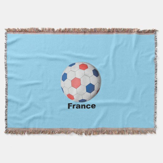 France Soccer Deken (Voorkant)
