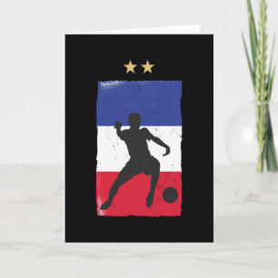 France Soccer Jersey Football Fan French Flag Kaart
