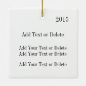 France Square Ornament (Achterkant)