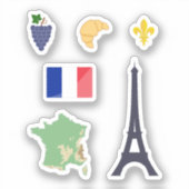 France Stickers Set (Recto)