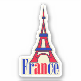 France Travel Vinyl Sticker
