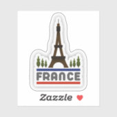 France Travel Vinyl Sticker (Vel)