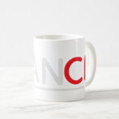 "France" Typography Mug (Devant droit)