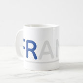 "France" Typography Mug (Devant gauche)