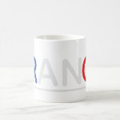 "France" Typography Mug (Centre)