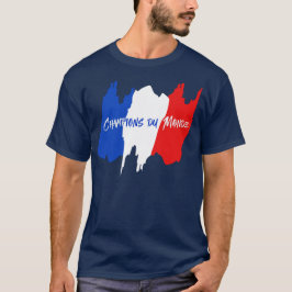 France World Champions Soccer Franse overwinning T-shirt