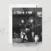 Frances Benjamin Johnston, 1896 Briefkaart (Voorkant / Achterkant)