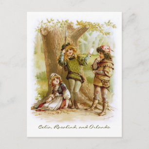 Frances Brundage: Celia, Rosalind en Orlando Briefkaart