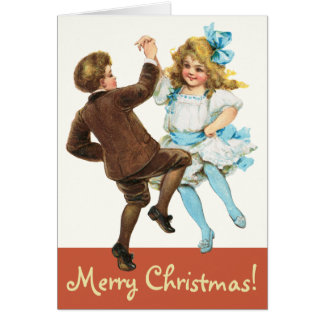 Frances Brundage Danskinderen kerstkaart