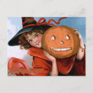 Frances Brundage: Getuige met Jack O'Lantern Briefkaart