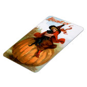 Frances Brundage: Halloween-heks Magneet (Linkerzijde)