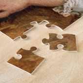 Frances Brundage: Meisje met hond Legpuzzel (Zijkant)