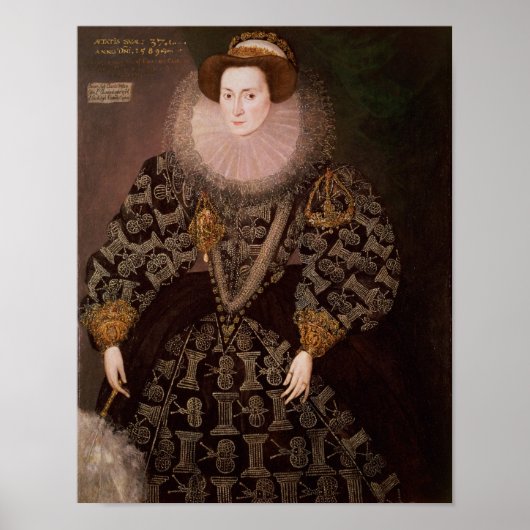 Frances Clinton, Lady Chandos, 1589 Poster (Voorkant)