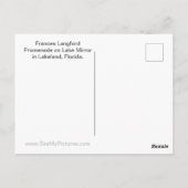 Frances Langford Promenade Briefkaart (Achterkant)