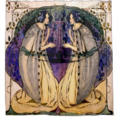 Frances MacDonald - Spring Douchegordijn (Voorkant)