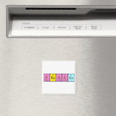 Frances periodieke table name magnet magneet (Insitu (Vaatwasser))