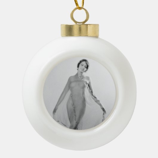 Francesca a Bella Ragazza, mooi italiaans meisje Keramische Bal Ornament (Voorkant)