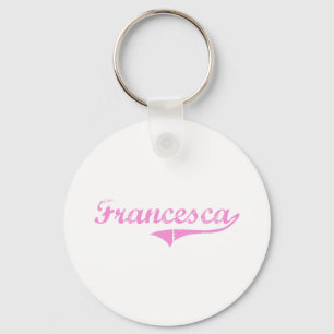 Francesca Classic Style Name Sleutelhanger