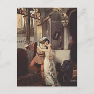 Francesco Hayez- De laatste kus van Romeo en Julia Briefkaart