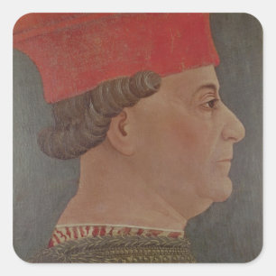 Francesco Sforza Duke of Milan Vierkante Sticker