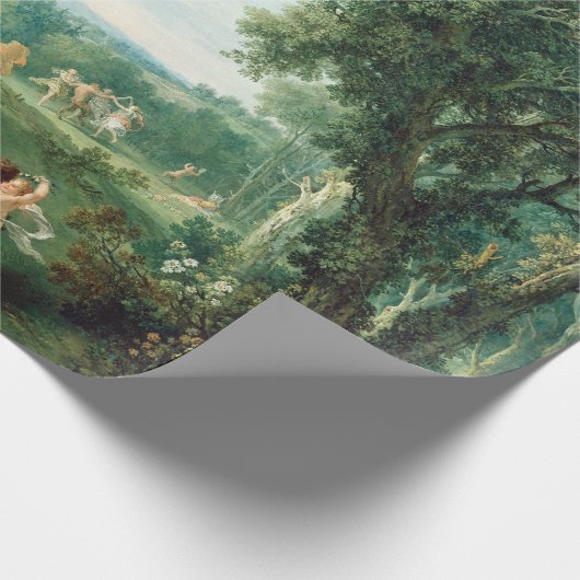 Francesco Zuccarelli Landschap met onderwijs Cadeaupapier (Hoek)