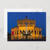 Francfort - Opéra à la carte postale twilight (Devant / Derrière)