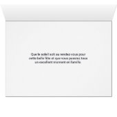 FRANCH Pasen Joyeuses Paques Pink Tulip Garden (Binenzijde Horizontaal (Onderkant))