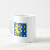 Franche Comte Flag Mok (Voorkant links)