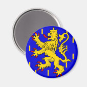 Franche-Comte, Frankrijk Magneet (Voorkant / Achterkant)