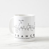 Franchesca peptide nom mug (Devant gauche)