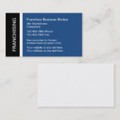 Franchise Business Broker Visitekaartjes (Voorkant / Achterkant)