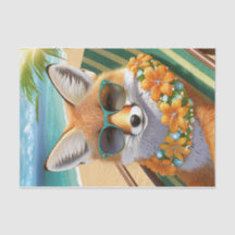 Francie Fox in het paradijs, zomerplezier! Tissue 